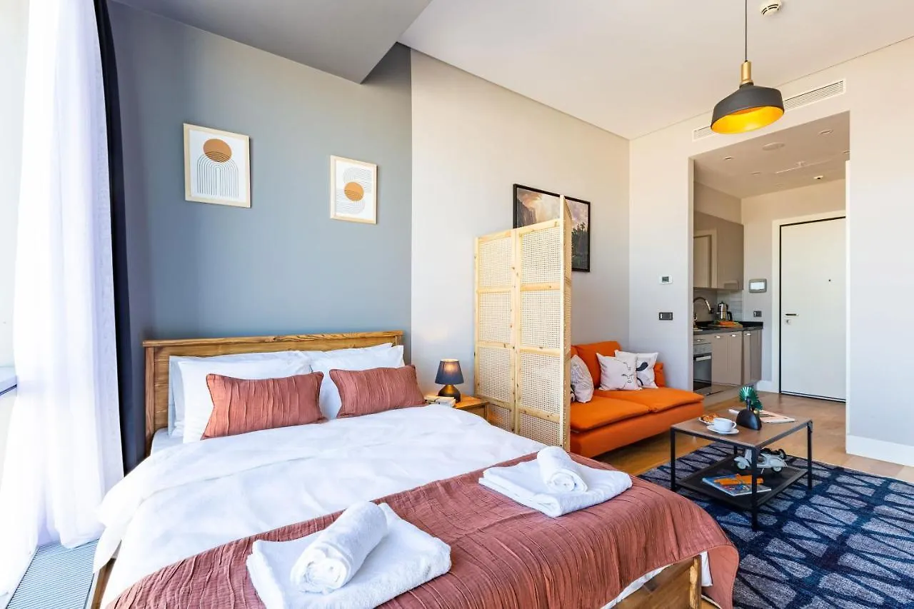 Modern Studio Flat With Panoramic City View In Atasehir Istanbul 0*,