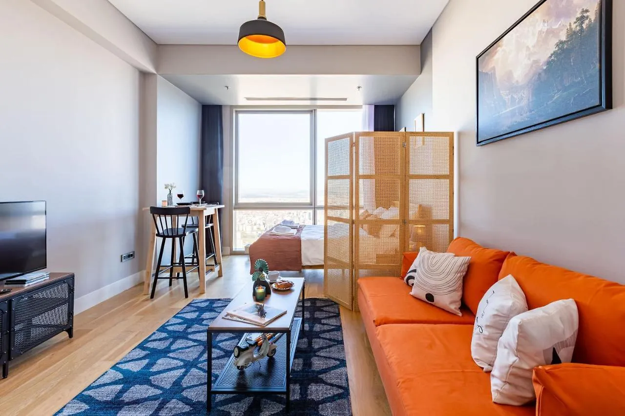 Modern Studio Flat With Panoramic City View In Atasehir Istanbul